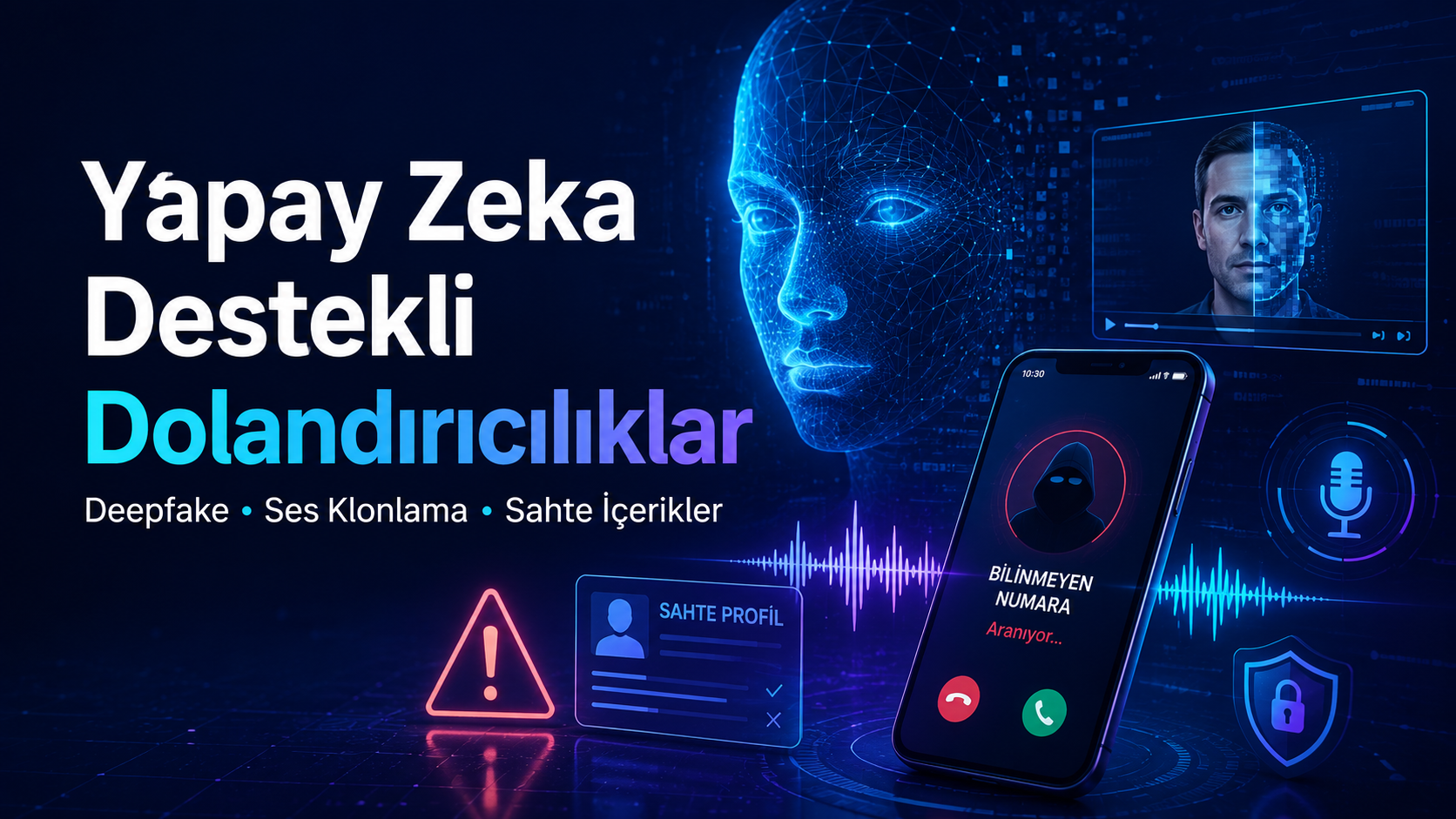 Yapay zeka dolandırıcılığına karşı güvenlik